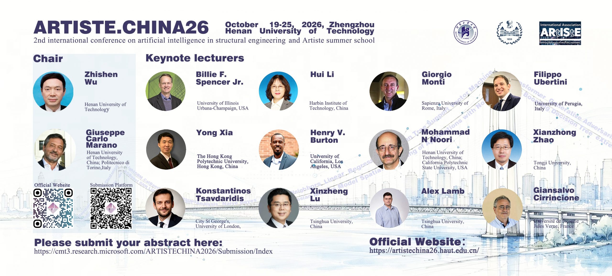 ARTISTE.CHINA26 - 2nd International Conference on Artificial Intelligence in Structural Engineering